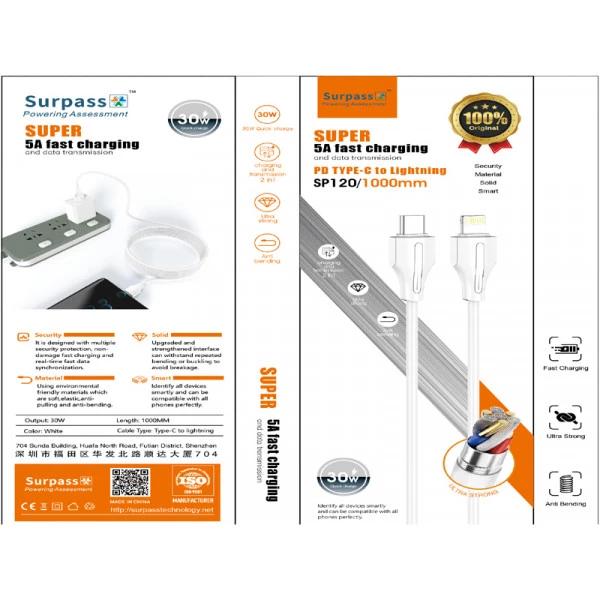 Surpass Cable USB to Micro 30W–1000mm