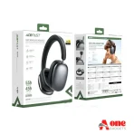 ACEFAST H9 Active Noise Cancelling Headphones Wireless Over-Ear Headsetwith Multi-Function Button – Grey