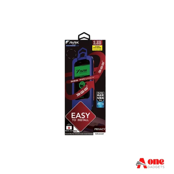 Anank EazyPro Privacy Screen Protector with Installation Kit for iPhone 18 Series