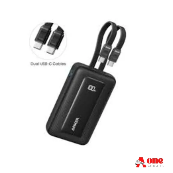 Anker Zolo 10000mAh 35W Power Bank With Built-in Dual Type-C Cable