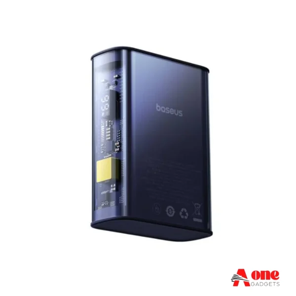 Baseus 20000mAh Explorer Series Semi-Transparent Power Bank – 22.5W Fast Charging