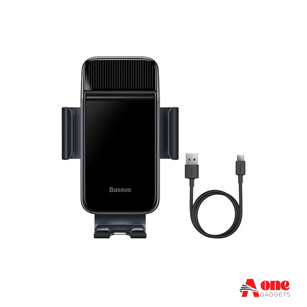 Baseus Smart Solar Power Wireless Car Mount Electric Holder