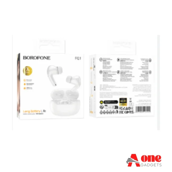 Borofone FQ1 TWS Shine Wireless BT Headset Earbuds