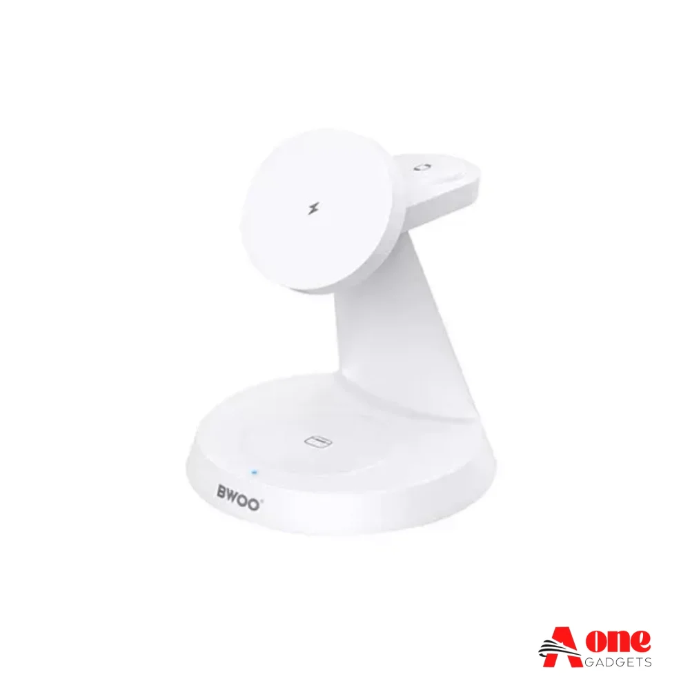 BWOO BO-WL23 15W 3 in 1 Magnetic Wireless Charger