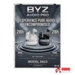 BYZ S623 True Wireless Earphones with Active Noise Cancelling ANC & ENC 28H Playtime