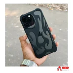 Electroplated Flame Pattern Shockproof Case for iPhone