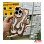 Electroplated Flame Pattern Shockproof Case for iPhone