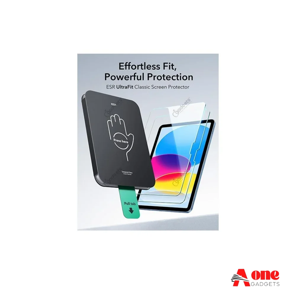 ESR UltraFit Classic Tempered Glass Screen Protector for iPad