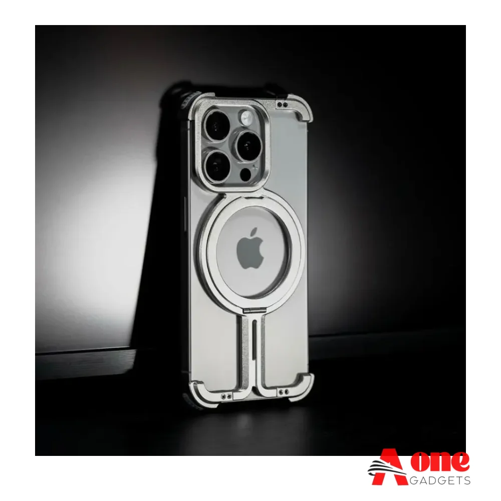 Flexible Shockproof Highly Metal Protective Pivot Guard Wireless Magnetic Ring Stand Anti Scratch Case