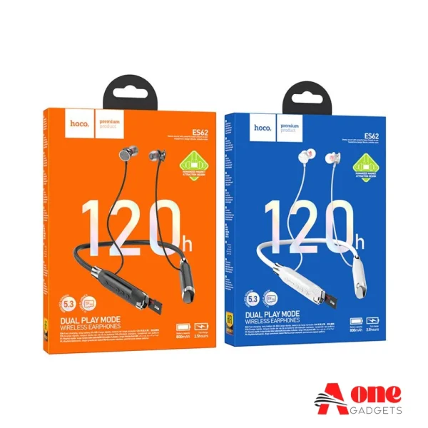 Hoco ES62 Pretty Dual Play Mode Neckband Bluetooth Earphone