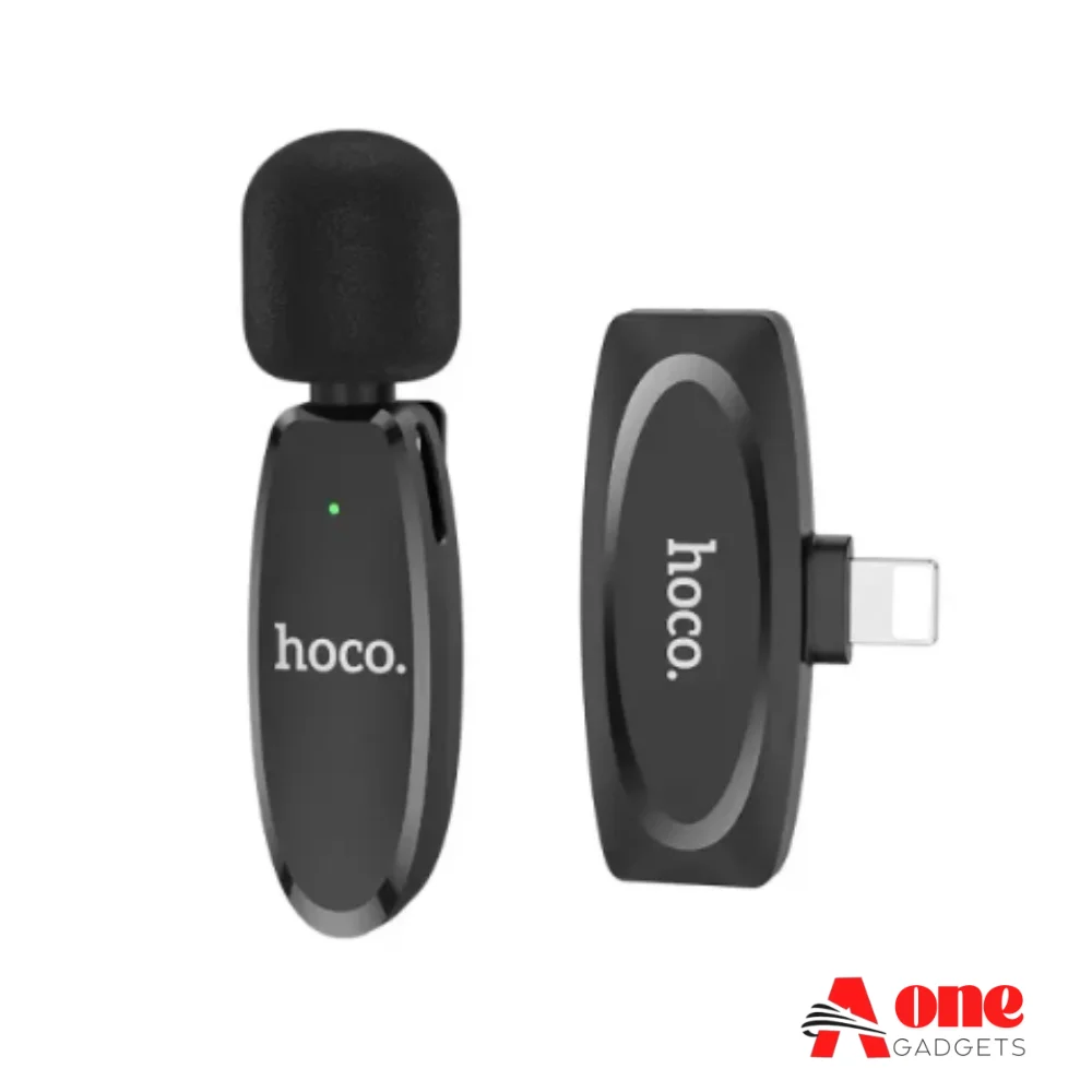 Hoco L15 Lightning Lavalier Wireless Microphone For iPhone