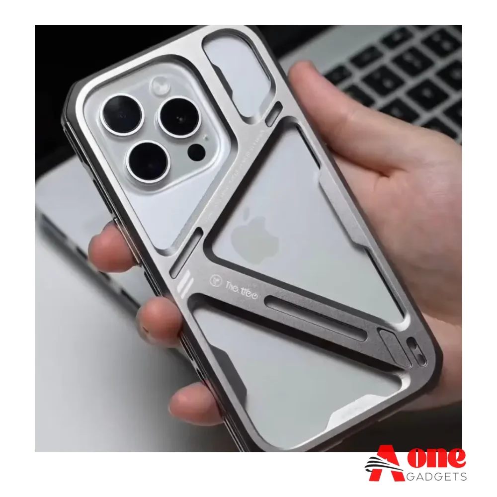 Hollow Highly Protective Metal Ultra-thin Plus Anti-scratch Shockproof Protective Titanium Alloy Armor Frame Case