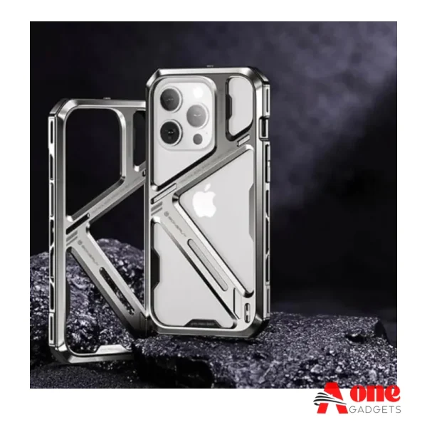 Hollow Highly Protective Metal Ultra-thin Plus Anti-scratch Shockproof Protective Titanium Alloy Armor Frame Case