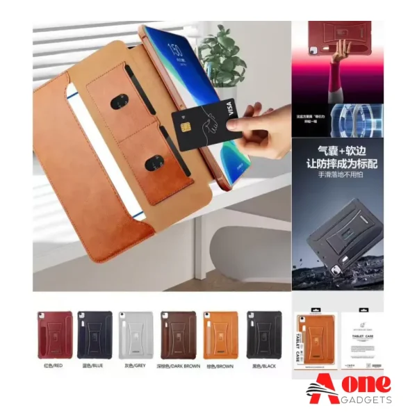 Ipad Back Cover and Flip Cover 2in 1 Case Premium Leather Case