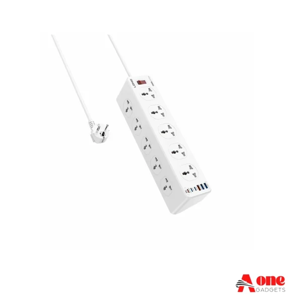 LDNIO SC10610C Power Socket Extension Universal Power Strip - 33W