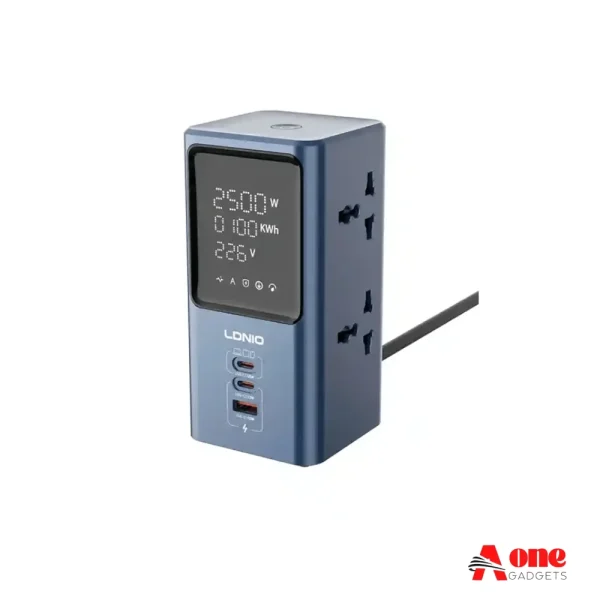 LDNIO SC2 PD Charge Station LED Power Strip - 45W