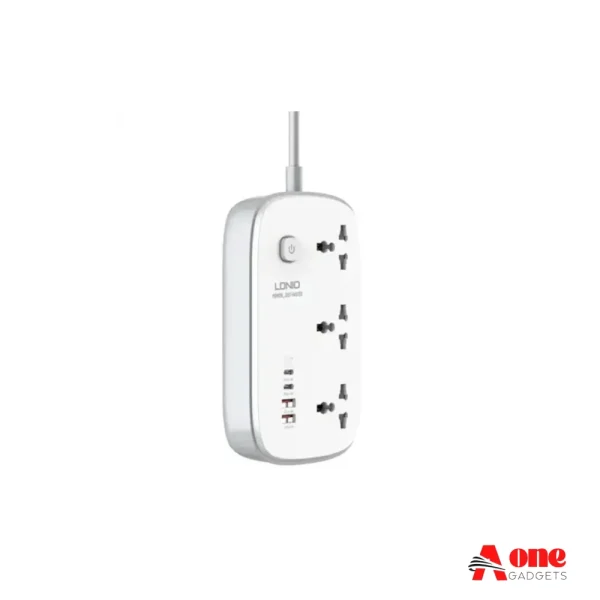 LDNIO SC3416 3 Sockets Universal Power Strip