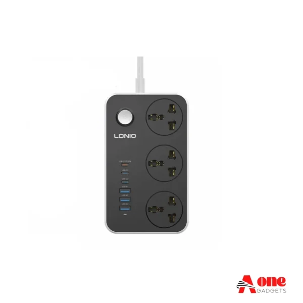 LDNIO SC3604C 3 Sockets Power Strip