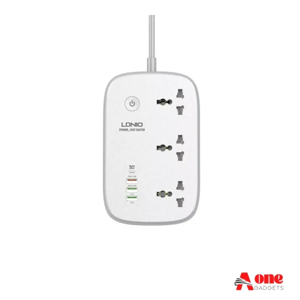 LDNIO SCW3451 Fast Charging Wifi Power Strip Plug