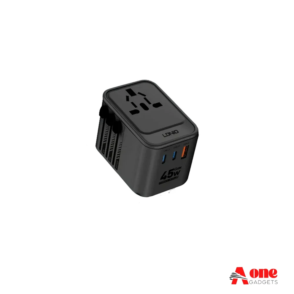 Ldnio Z6 3 USB Ports GaN Travel Adapter