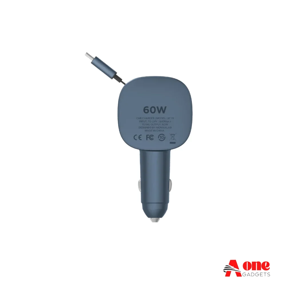 Momax UC19 1-Move+ Car Charger - 60W