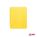 Neon Leather Flip Transparent Case for iPad