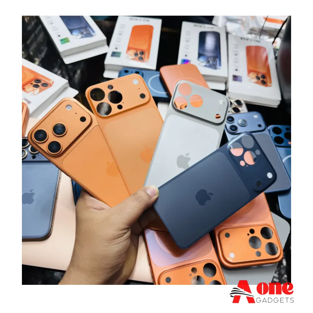 Only Frame iPhone Back Shell 17 Concept with 13-17pro Max Case(only Back Sell 550 Tkside 1190tk Total )