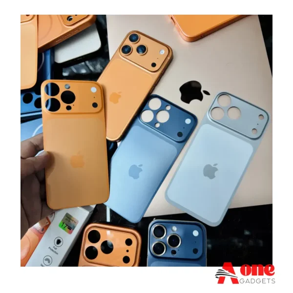 Only Frame iPhone Back Shell 17 Concept with 13-17pro Max Case(only Back Sell 550 Tkside 1190tk Total )