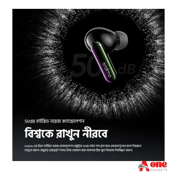 Oraimo OTW 630 SpaceBuds Hybrid ANC TWS Earbuds