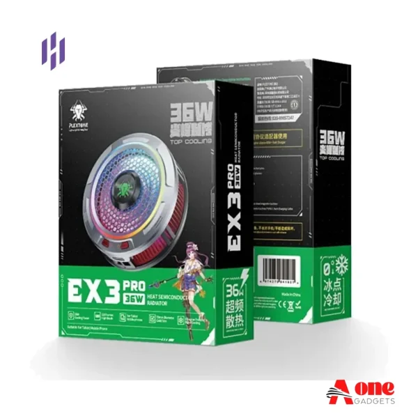 Plextone EX3 Pro RGB Magnetic Radiator Phone Cooler