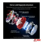 Plextone EX3 Pro RGB Magnetic Radiator Phone Cooler