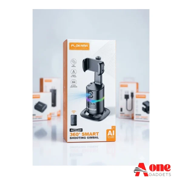 PLOKAMA AUTO-A20 360° Smart Shooting Gimbal