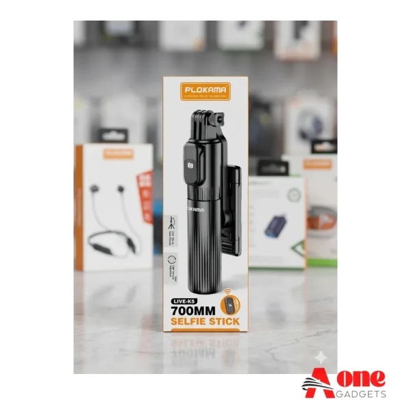 Plokama Live-K5 700mm Selfie Stick Tripod