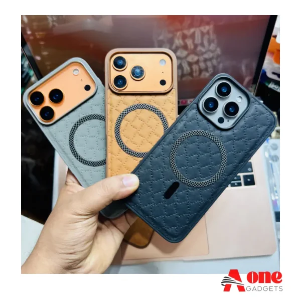 Sewing MagSafe Leather Soft Premium Case