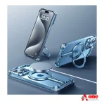 Shockproof Metal Pivot Guard Case with Magnetic Ring Stand