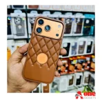 Suitable Cross Border Premium Leather Logo Cut Soft Case