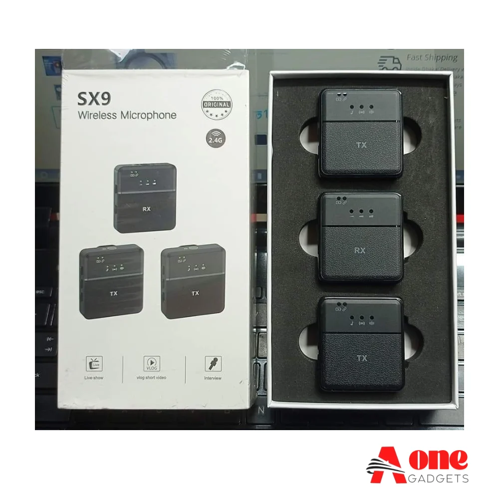 SX9 wireless microphone dual for android