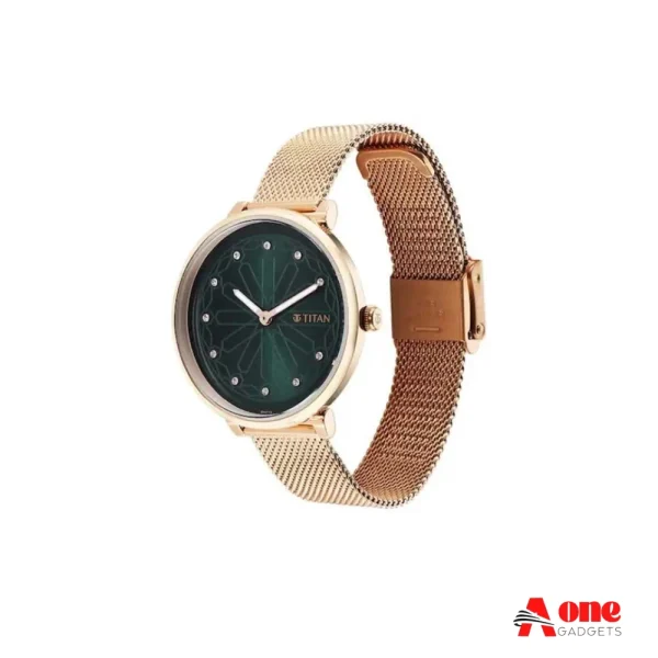 Titan 2673WM03 Marhaba Quartz Analog Metal Strap Women’s Watch