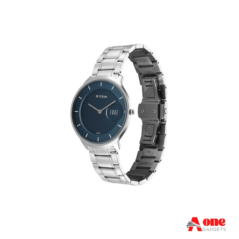 Titan Edge Murals 1843SM03 Quartz Analog Stainless Steel Strap Men's Watch