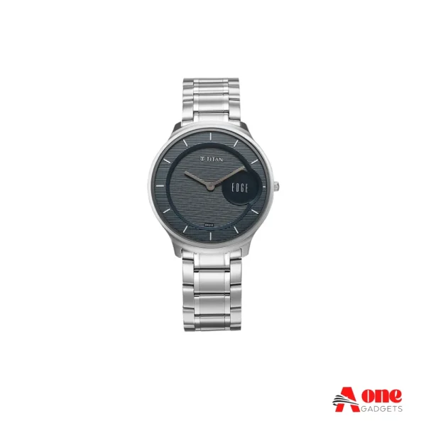 Titan Edge Murals 1843SM03 Quartz Analog Stainless Steel Strap Men's Watch