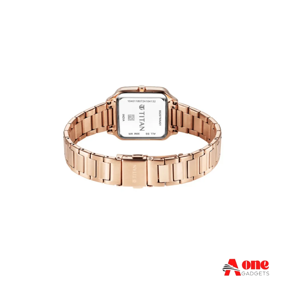 Titan Horizon 95297WM01 Quartz Analog Stainless Steel Strap Women’s Watch