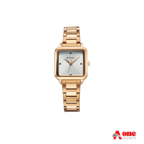 Titan Horizon 95297WM01 Quartz Analog Stainless Steel Strap Women’s Watch