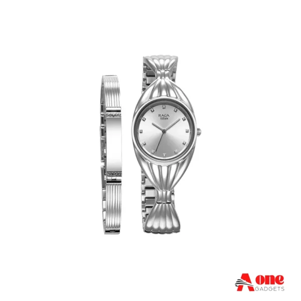 Titan Raga Memoirs 95254SM01 Quartz Analog Metal Strap Women's Watch