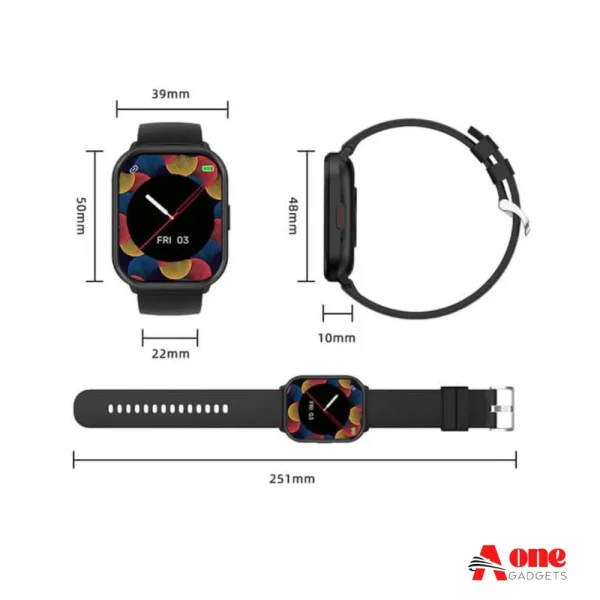 Valdus VS02 Fashion Smart Watch – Elegant Display, Daily Health Tracking & Long Battery Life