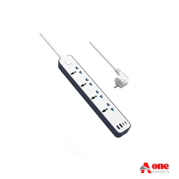 WiWU Wi-S007 PS422 20W GaN 8 in 1 Compact Charging Power Strip