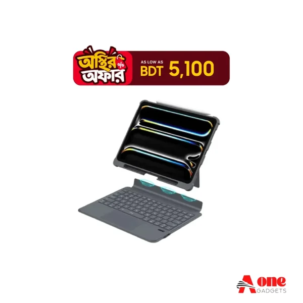 Xundd KB002 Magnetic Detachable Wireless Keyboard Case for iPad